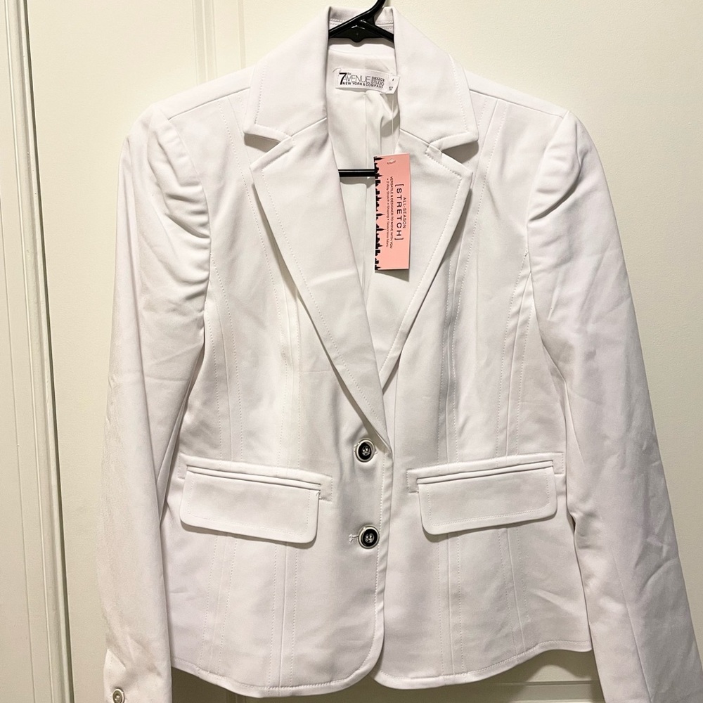 White NY&Co 7th Avenue Blazer